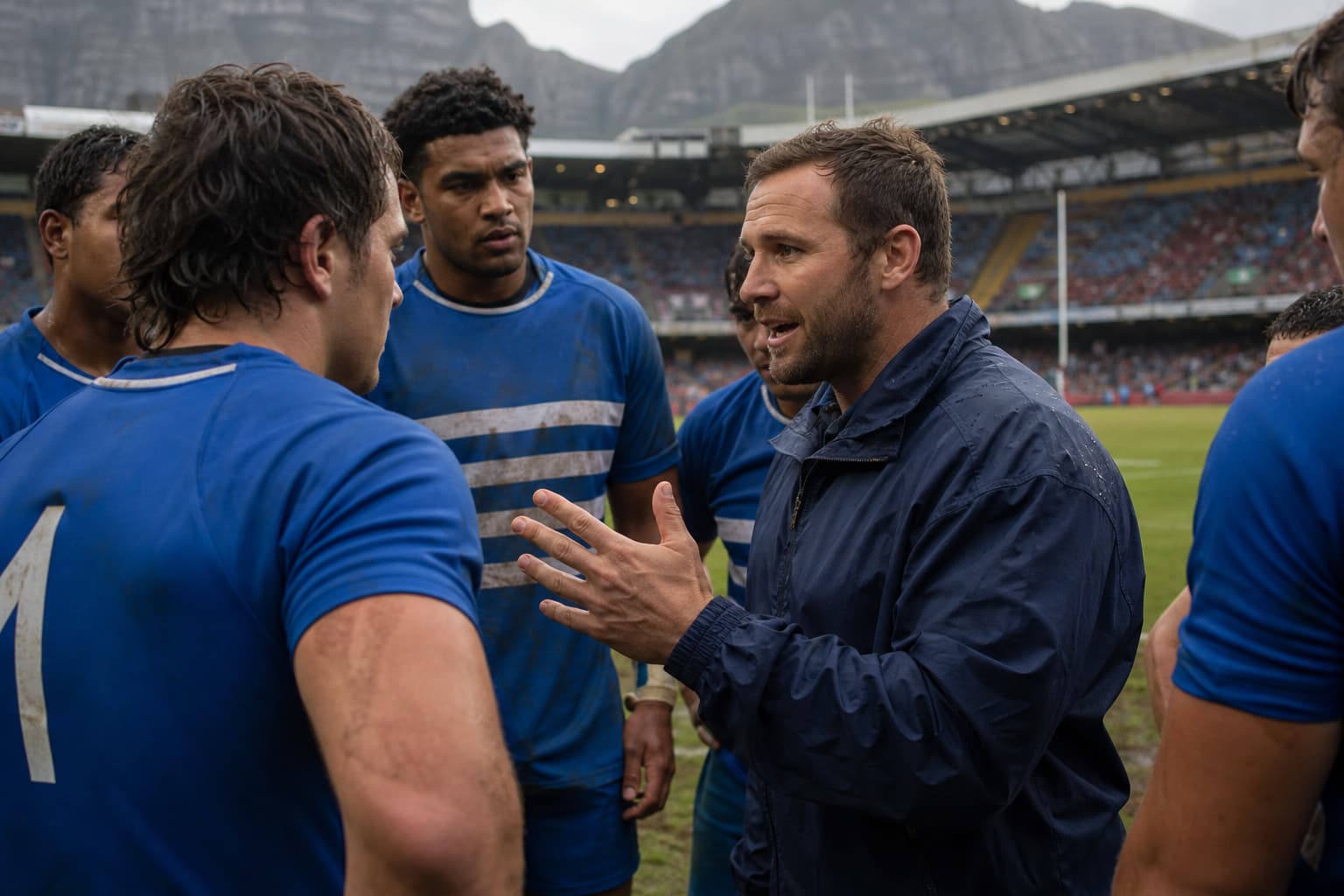 AI-generated editorial illustration for Yaqeen Ahmed is leaning on the Stormers' Springbok influence